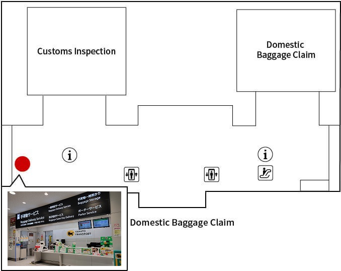 Chubu International Airport Terminal1 Arrival Counter