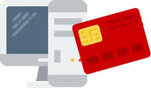 When making a reservation via the Internet, payment is made by credit card.